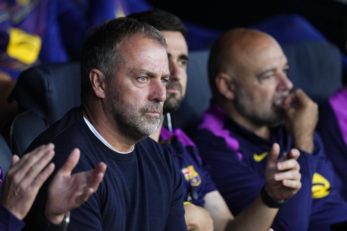 Flick no estará en el banquillo del Bernabéuu