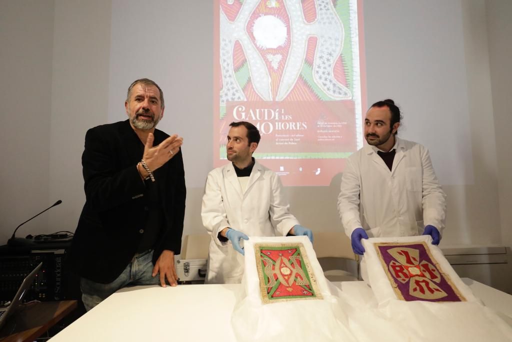 Can Balaguer expone tres tapices inéditos de Gaudí en Mallorca