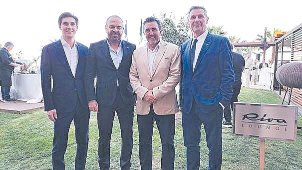 Valerio Venturelli, Gabriel Escarrer, Juan Antonio Amengual y Riccardo Sassoli.