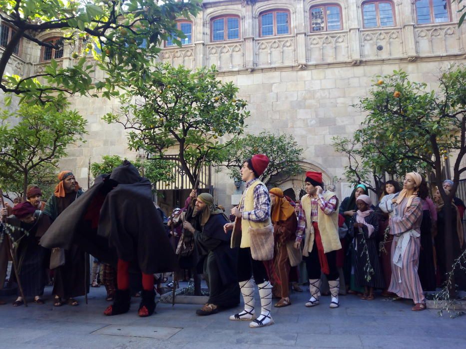 Els Pastorets de Súria, al Palau de la Generalitat