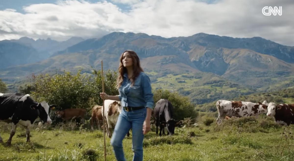 Eva Longoria, en la serie "recorriendo España" de CNN