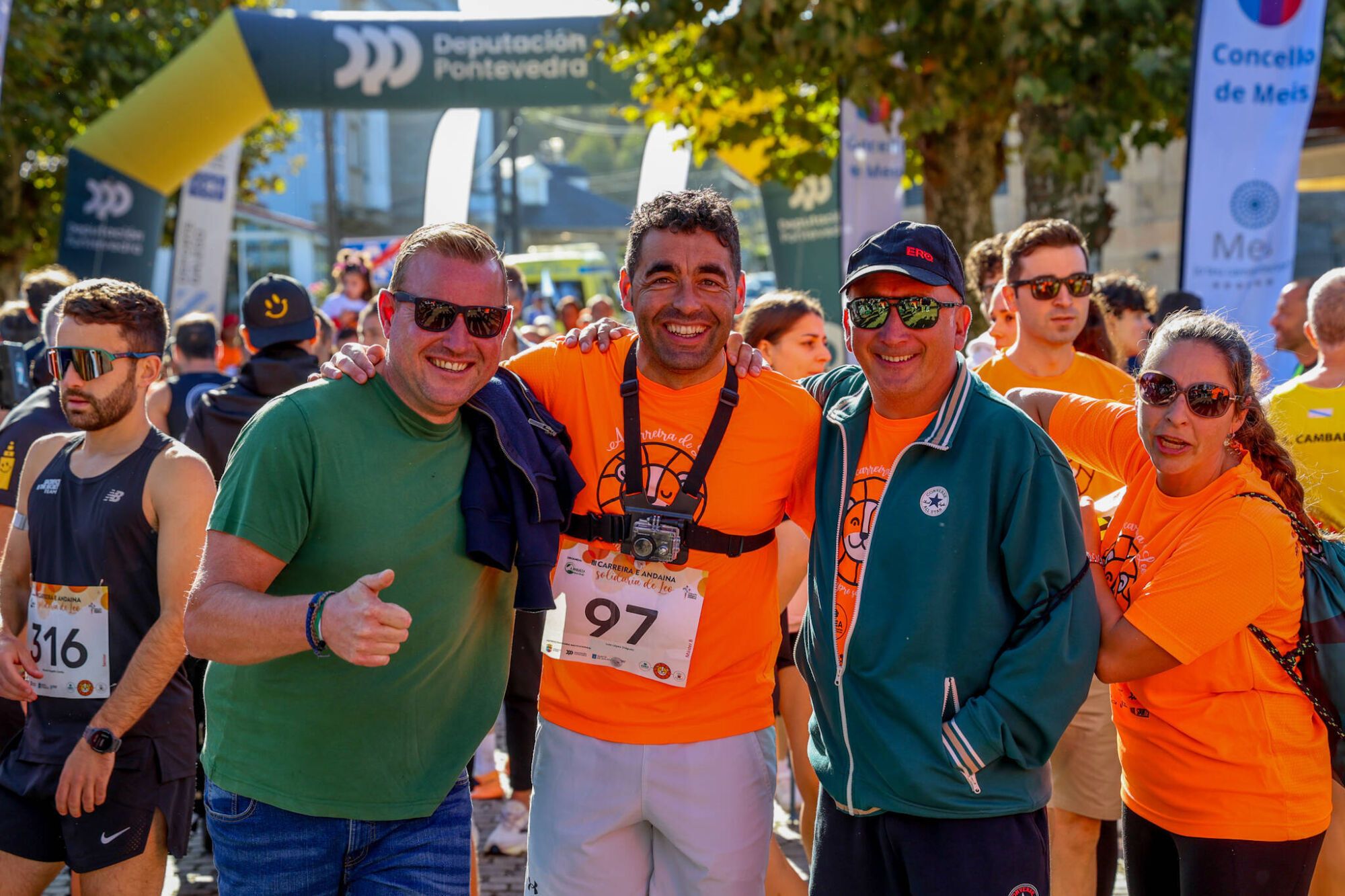 Andaina y carrera solidaria por niños como Leo Diz