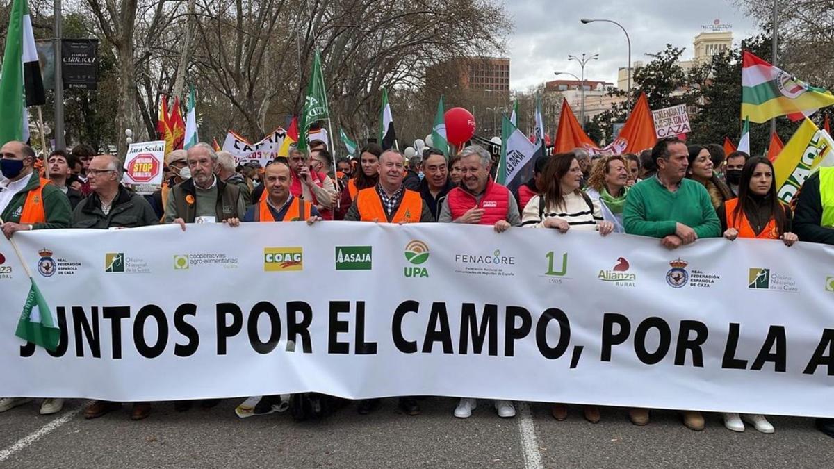 Manifestación  en  Madrid del pasado domingo. | EMV