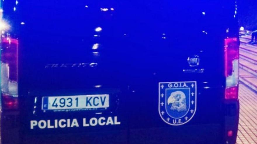 Imagen de un vehículo policial.