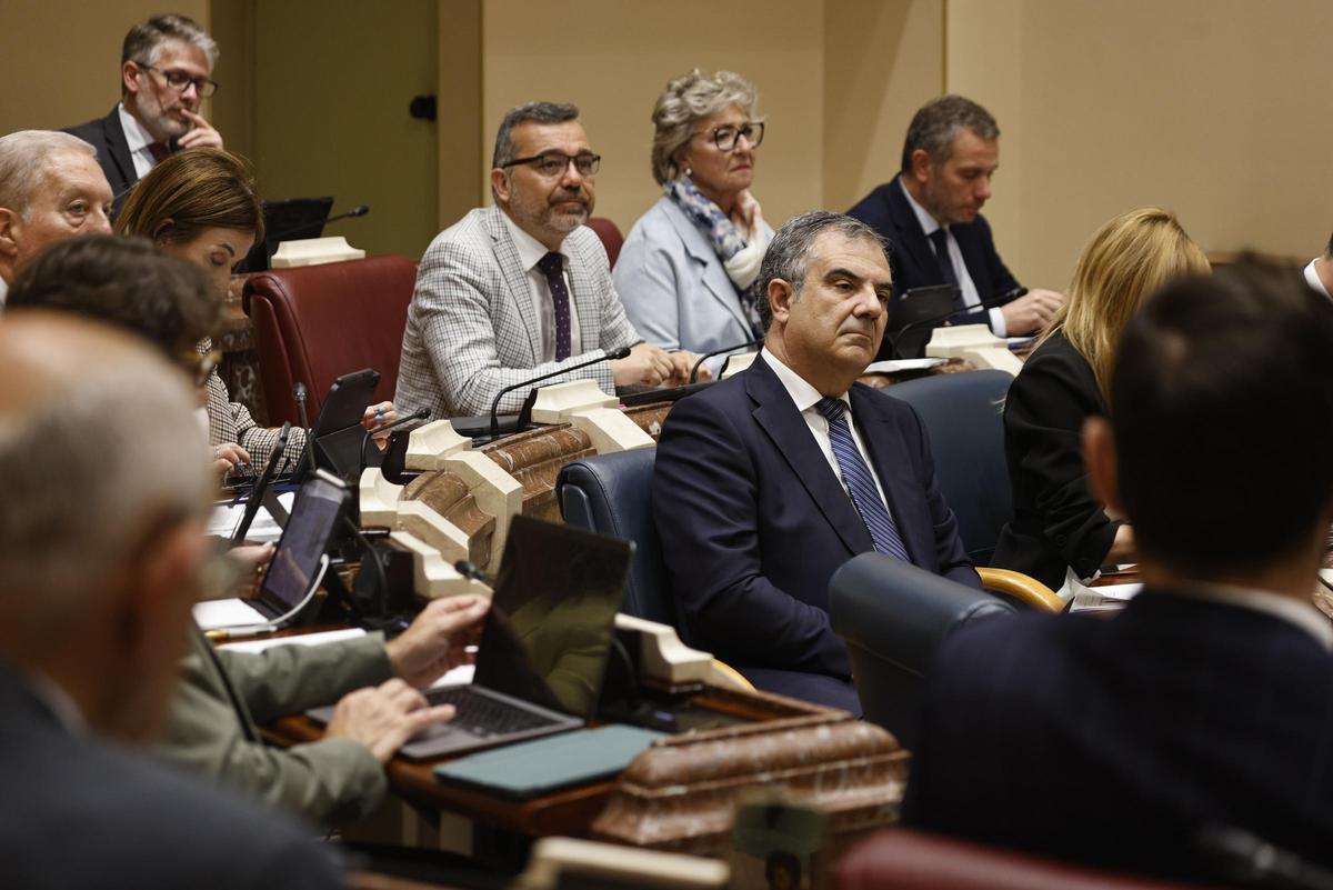 Juan María Vázquez, consejero de Medio Ambiente, respondió este miércoles a las preguntas de la oposición.