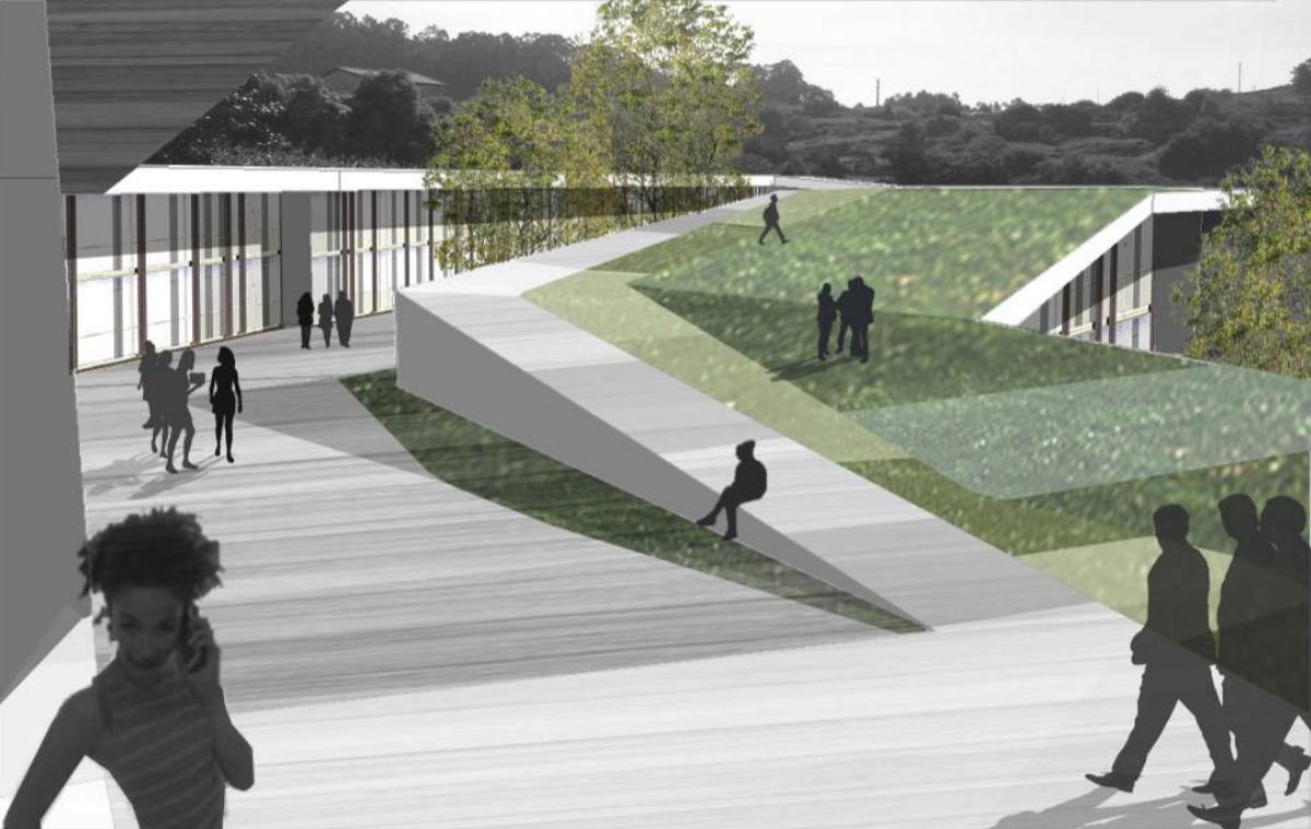 Recreaciones virtuales de los proyectos para la Universidade da Coruña