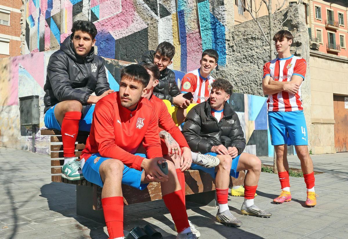 Imatges de la sessió fotogràfica a la Seu del Centre d'Esports Manresa