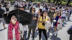 zentauroepp48339075 barcelona 26 05 2019 cuaderno tema turismo turistas en los a190707160417