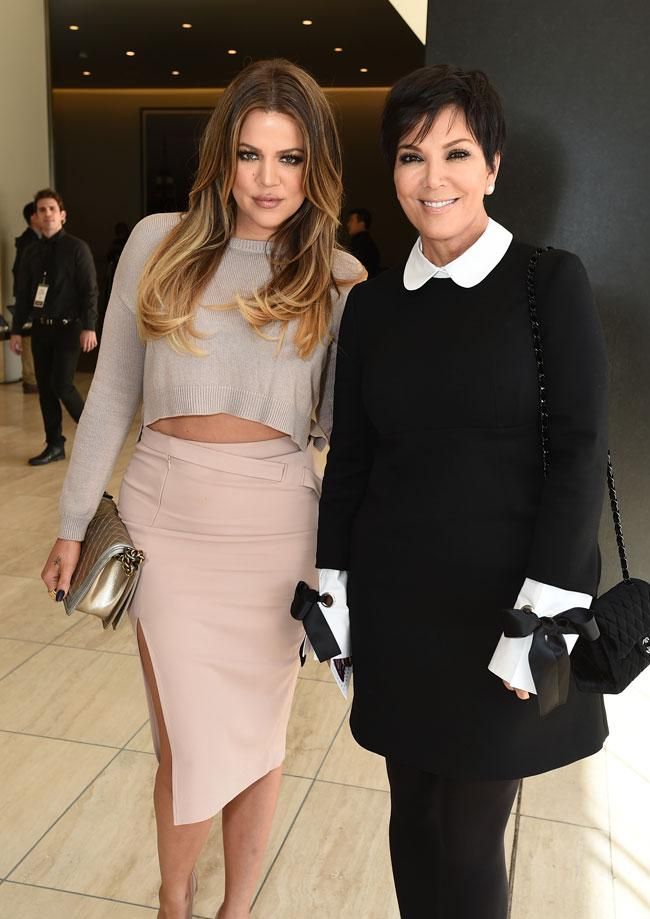 Khloé Kardashian y Kris Jenner en 'The Hollywood Reporter's Power 100 Women'