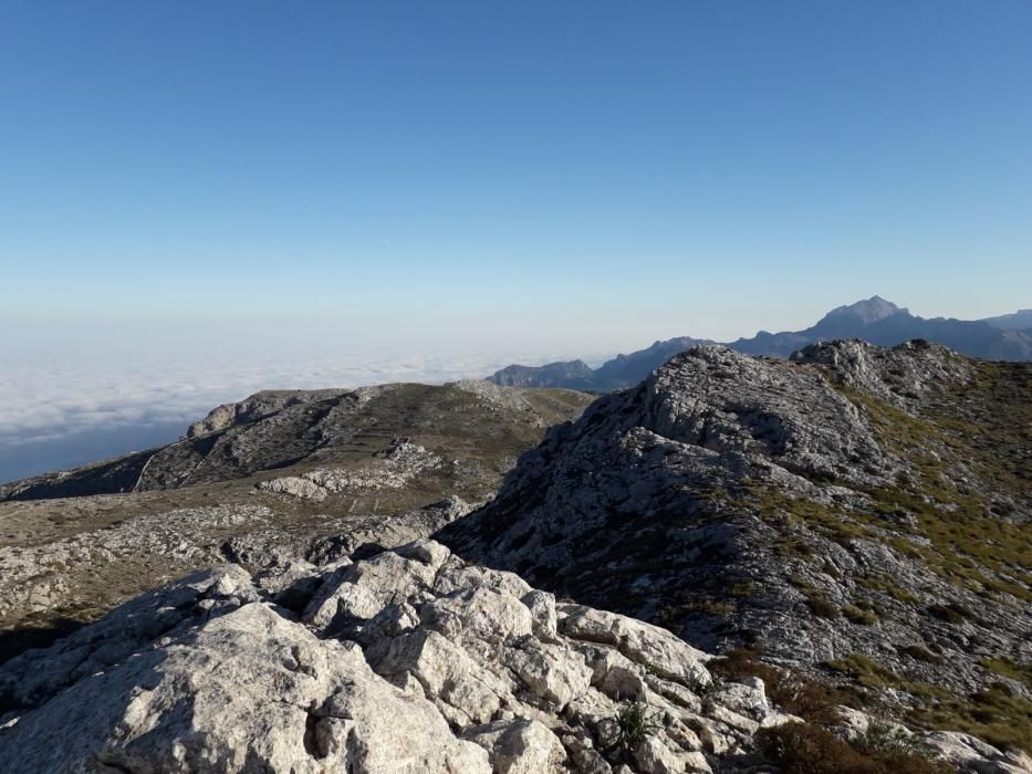 Spektakuläre Bilder vom Wolkenmeer über Mallorca