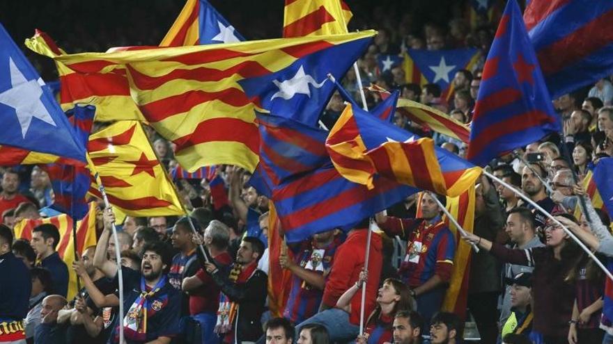 Als seguidors blaugrana se&#039;s ha prohibit l&#039;exhibició d&#039;estelades.