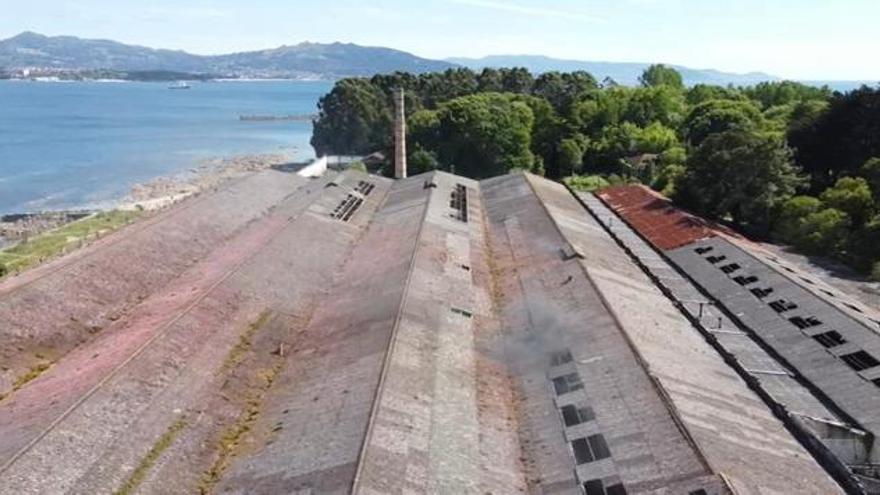 El incendio de la fábrica de Massó a vista de dron