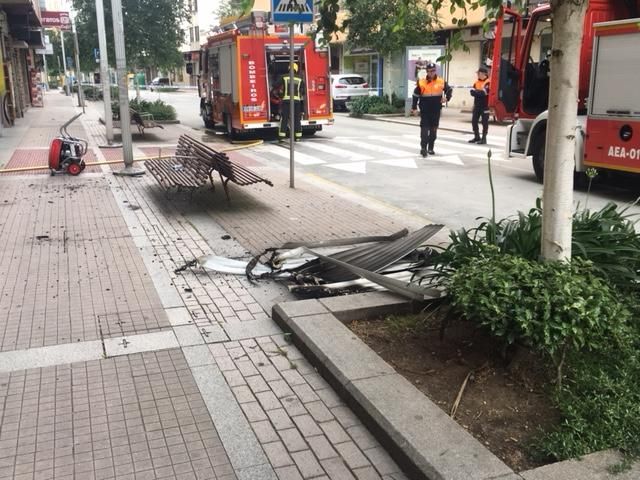 Incendio en Pontevedra