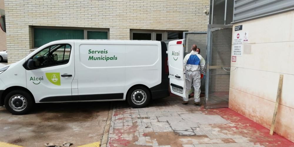 Donaciones en Alcoy contra el coronavirus