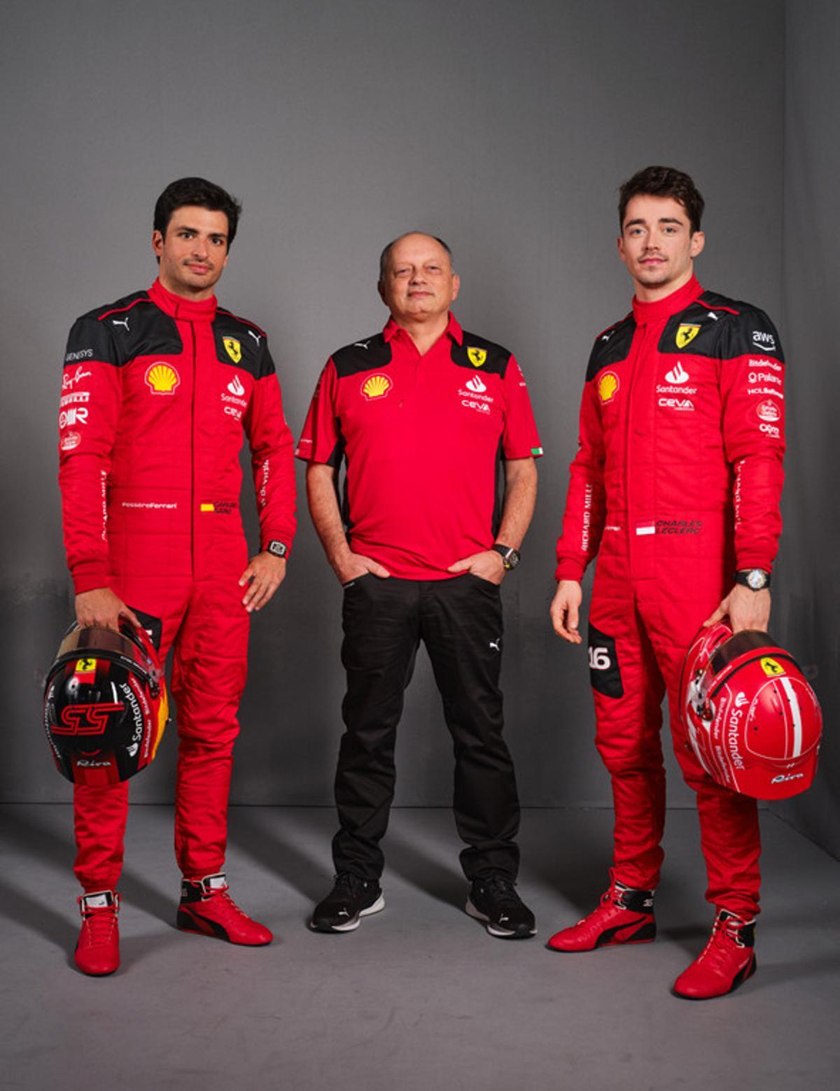 Así es el nuevo Ferrari de Carlos Sainz y Leclerc para el Mundial de Fórmula 1 2023