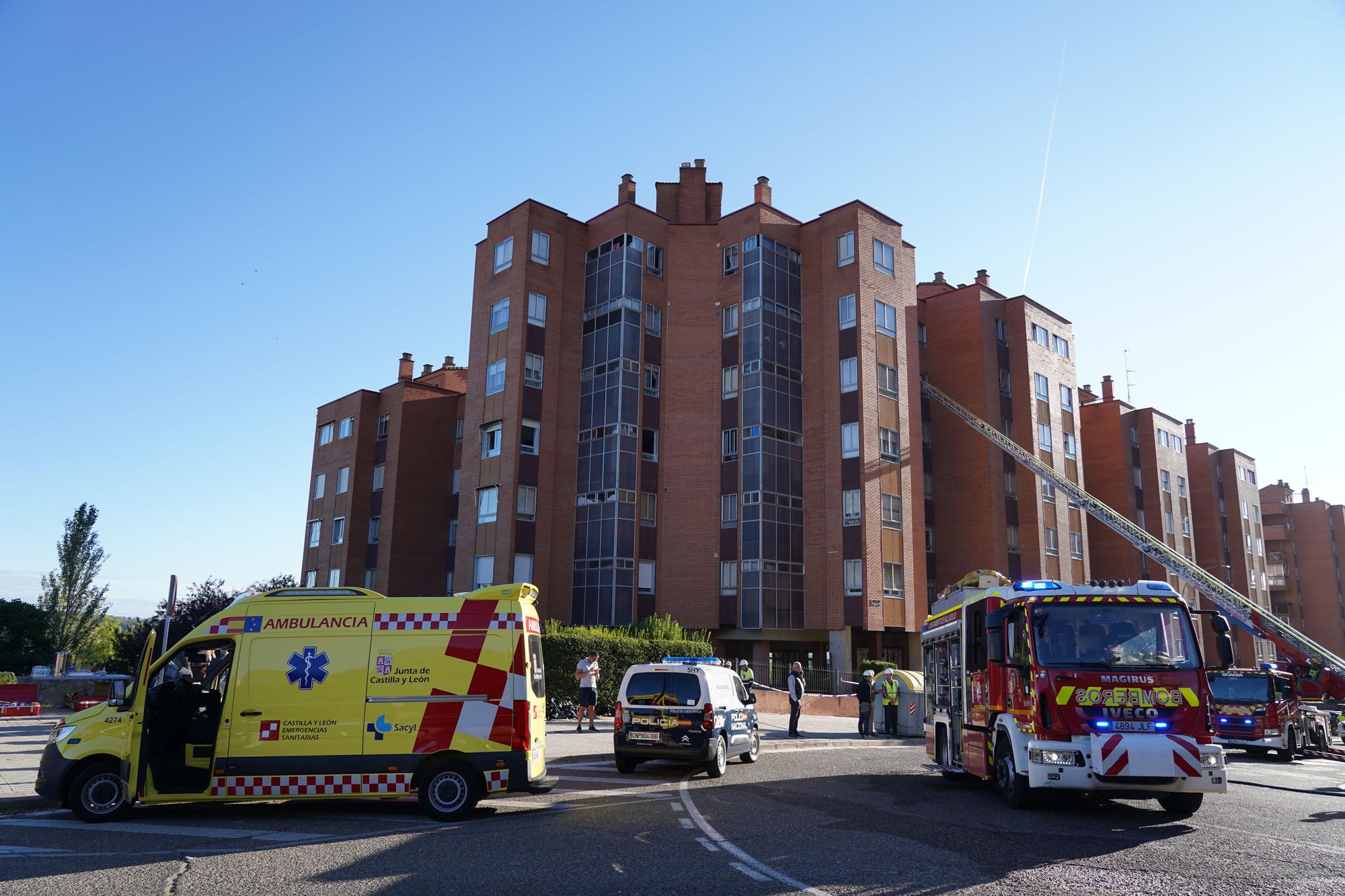 Una vivienda de Parquesol (Valladolid) registra una nueva explosión en Valladolid, con al menos un herido evacuado al hospital