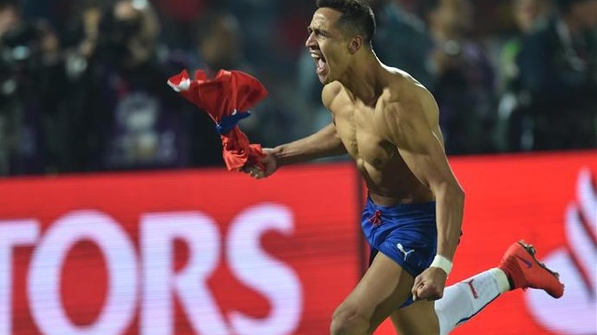 Alexis marcó el gol de la victoria de Chile