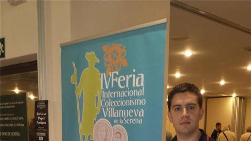 Juan Carlos Ojeda: &quot;En la feria de coleccionismo habrá una postal especial de Villanueva de la Serena&quot;