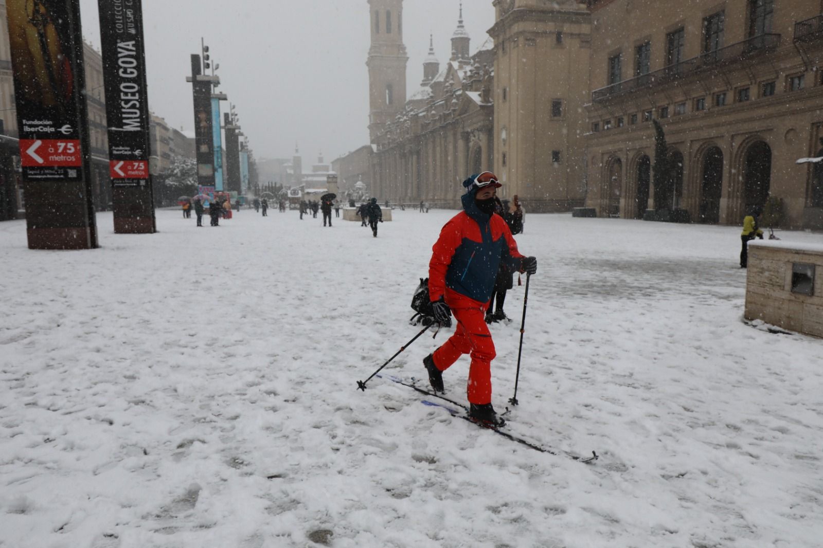 Se cumplen dos años de la gran nevada de Filomena en Zaragoza