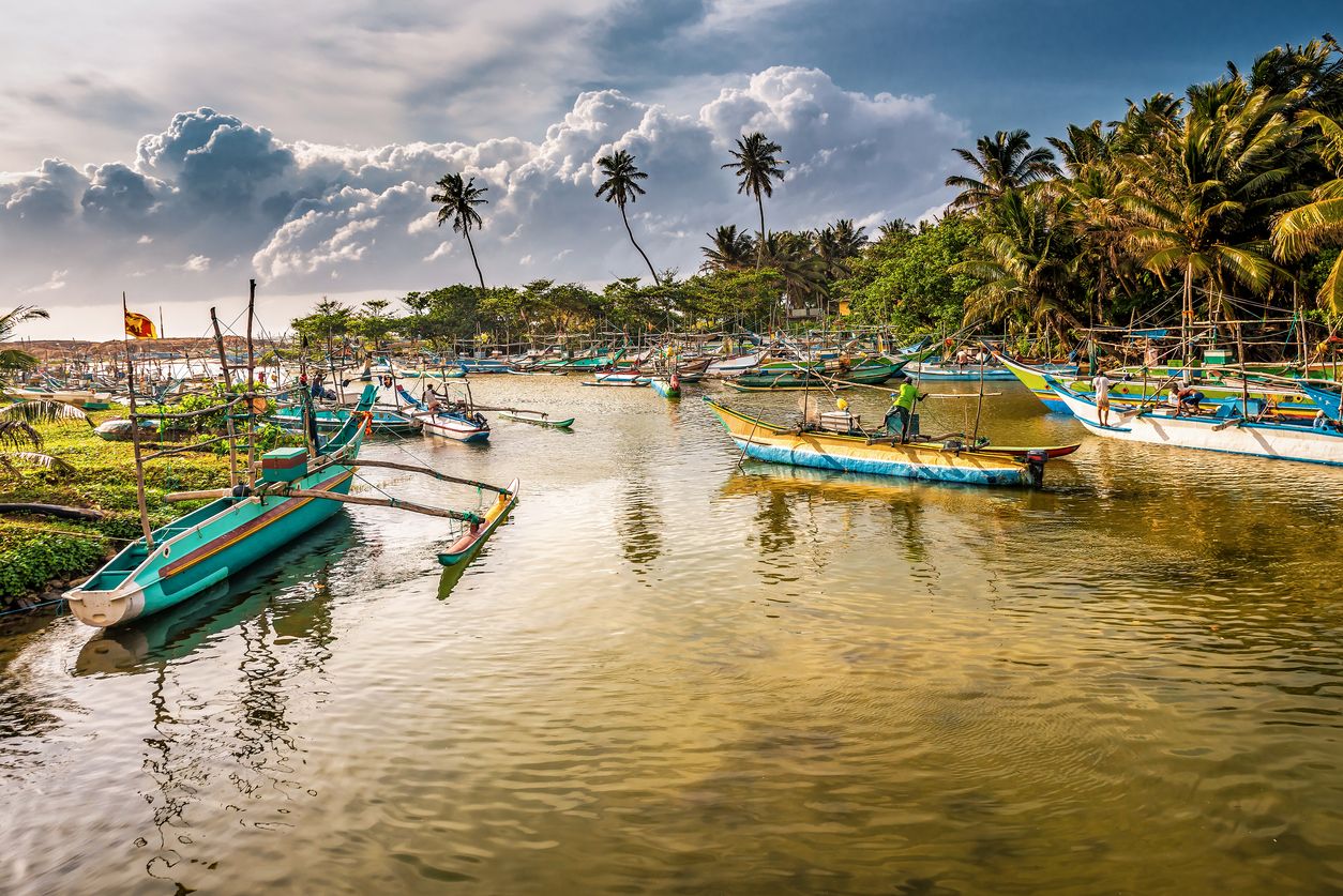 Puerto pesquero de Galle, en Sri Lanka.