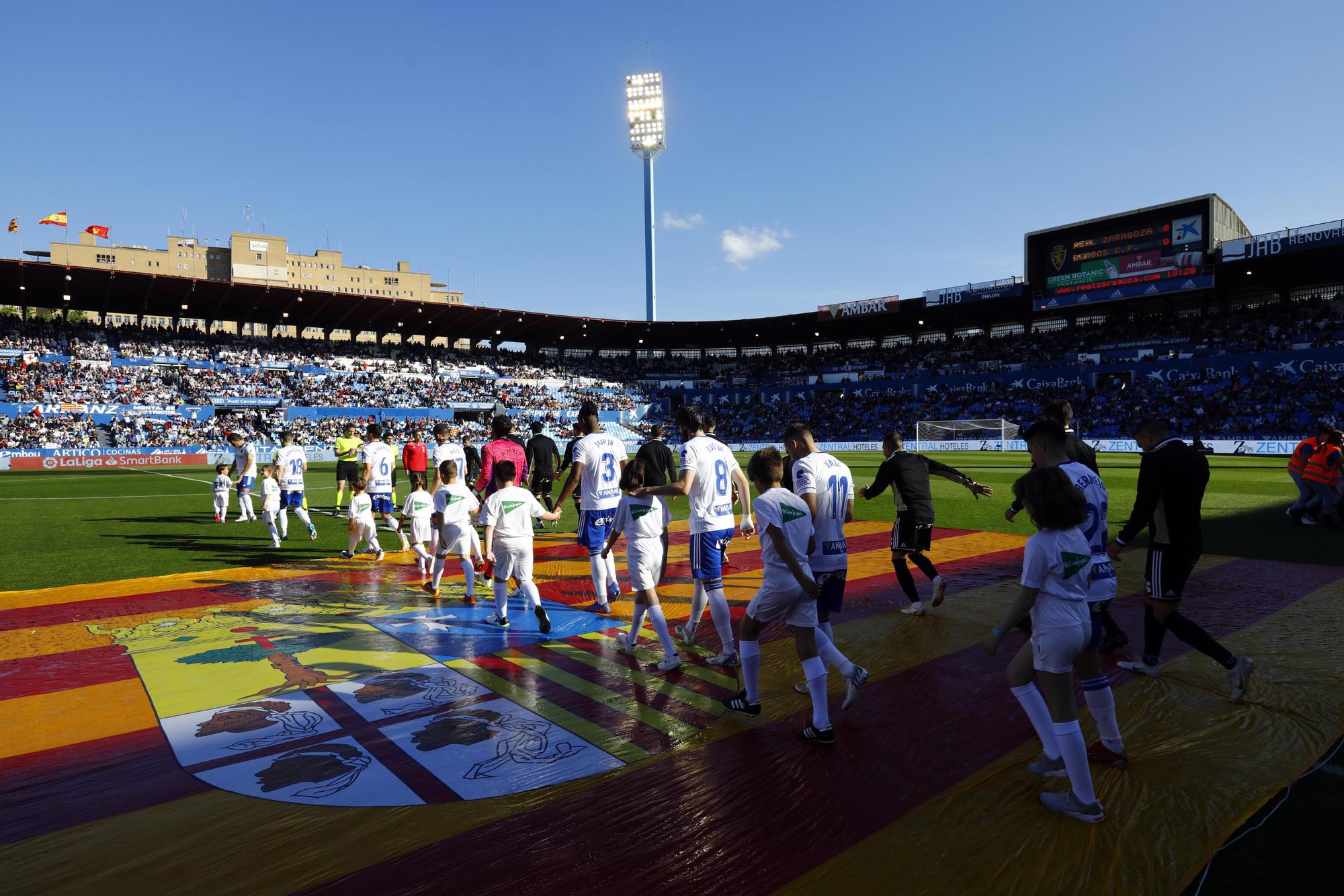 Las imágenes del Real Zaragoza - Burgos