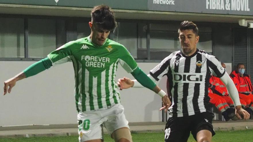 Pablo Hernández, en el Betis Deportivo-Castellón.