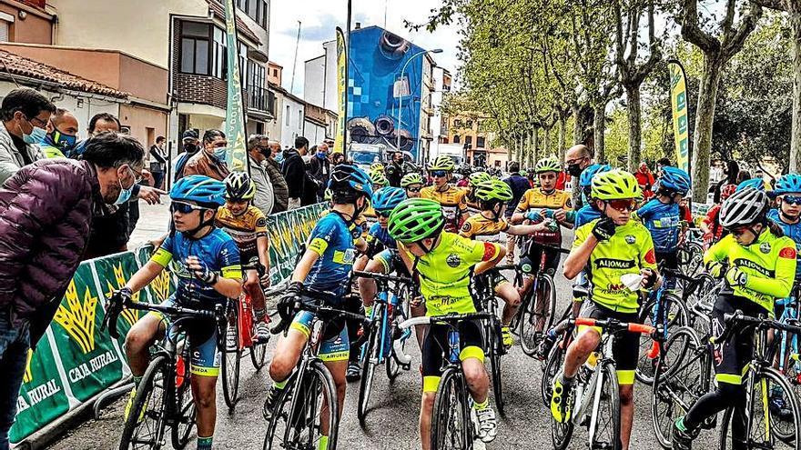 La salida de la carrera alevín. | LOZ