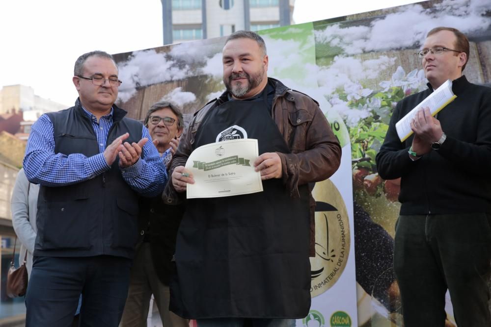 Oviedo apoya desde Gascona la candidatura sidrera ante la UNESCO