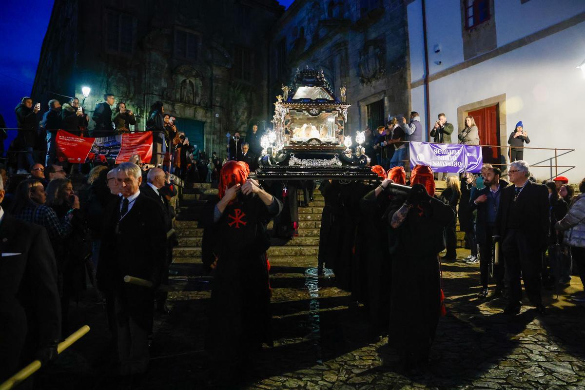 La procesión del Santo Entierro en Santiago