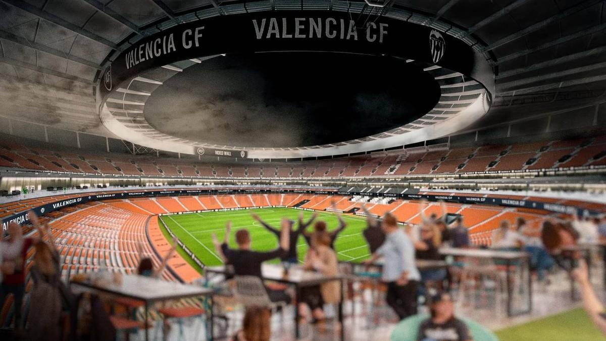 El nuevo Mestalla, en marcha