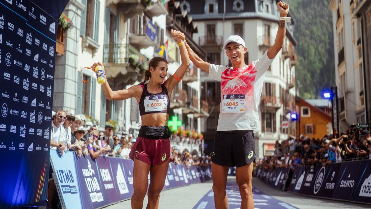 Sara Alonso y Miguel Benítez, tras su éxito en Chamonix
