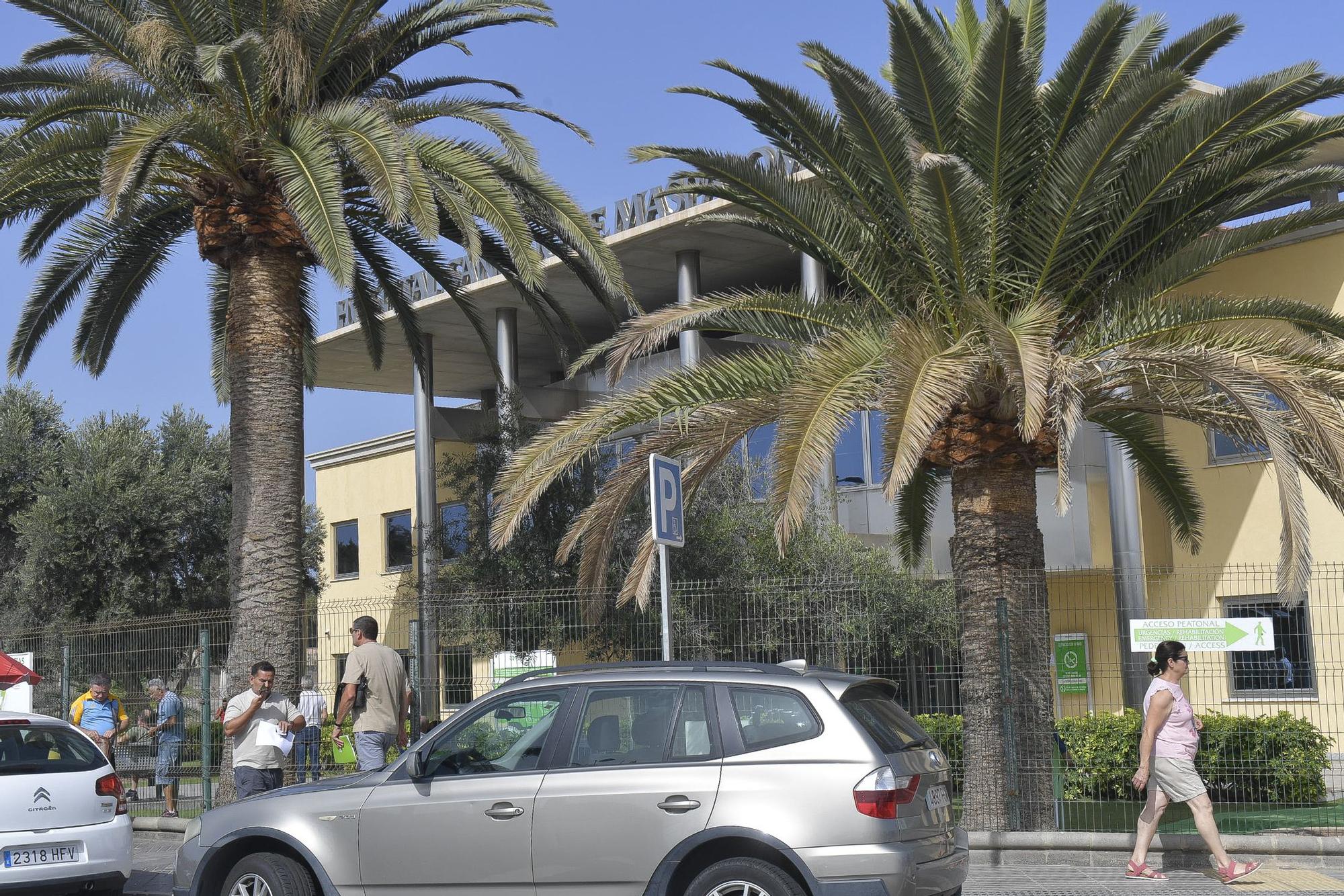 Incendio en la habitación de un hospital del sur de Gran Canaria