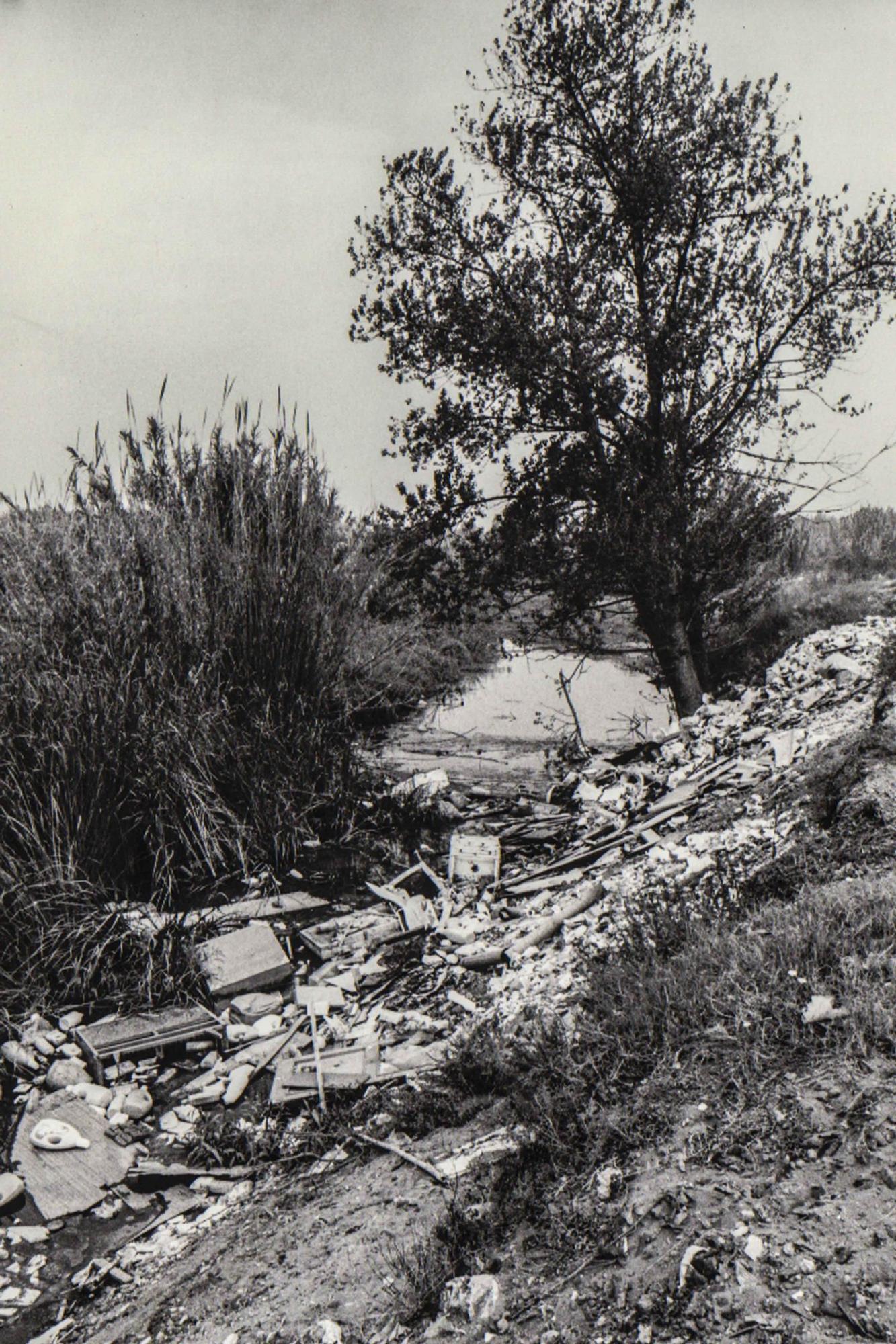 Así era el rio Turia en València antes de convertirse en un jardín