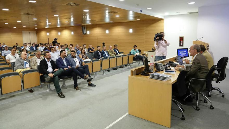 Jornadas sobre inundabilidad, celebradas en la Gerencia de Urbanismo. El evento fue inaugurado por el alcalde.