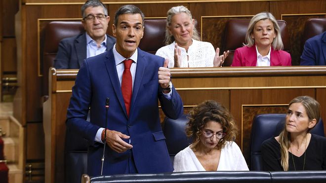 Pedro Sánchez, en el Congreso de los Diputados