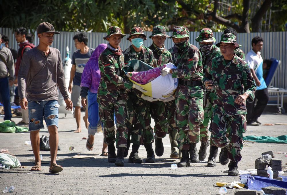 Terratrèmol a l'illa de Lombok a Indonèsia