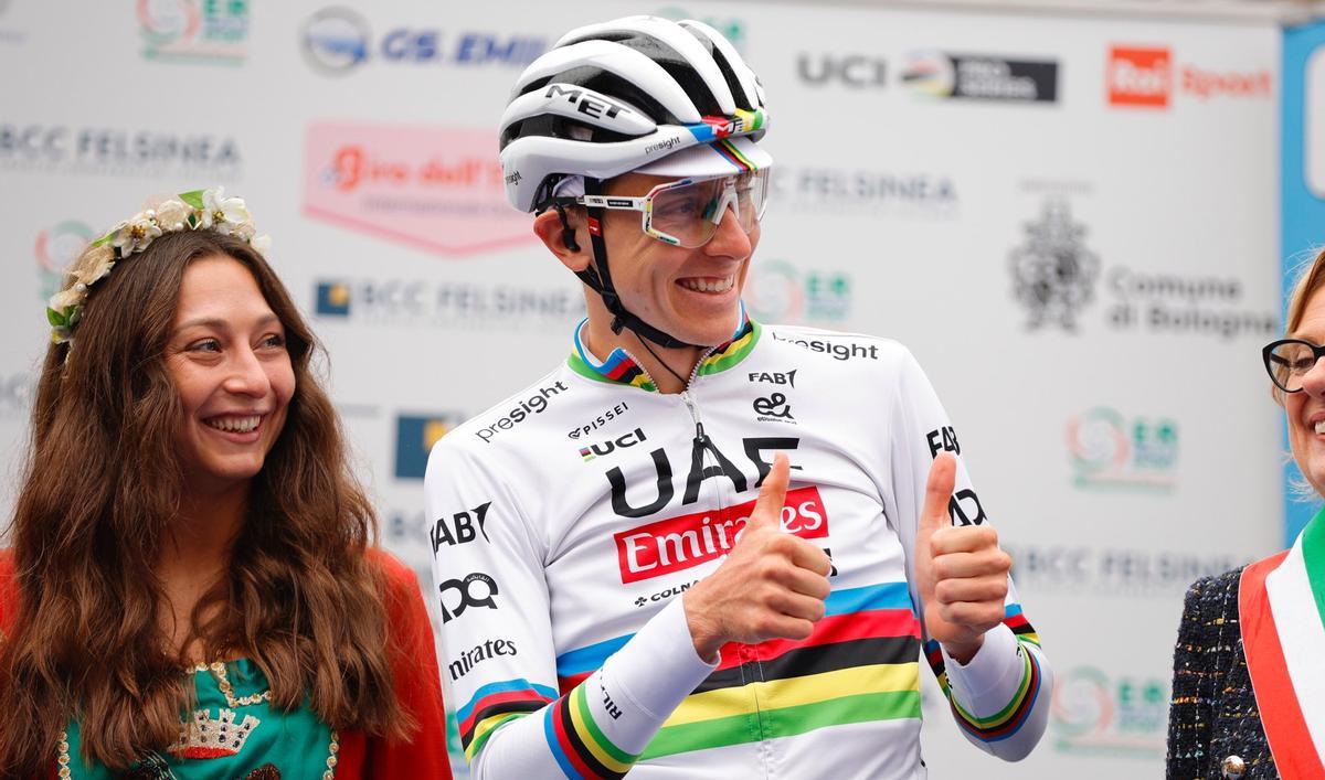 Pogacar, primera victoria como campeón del mundo