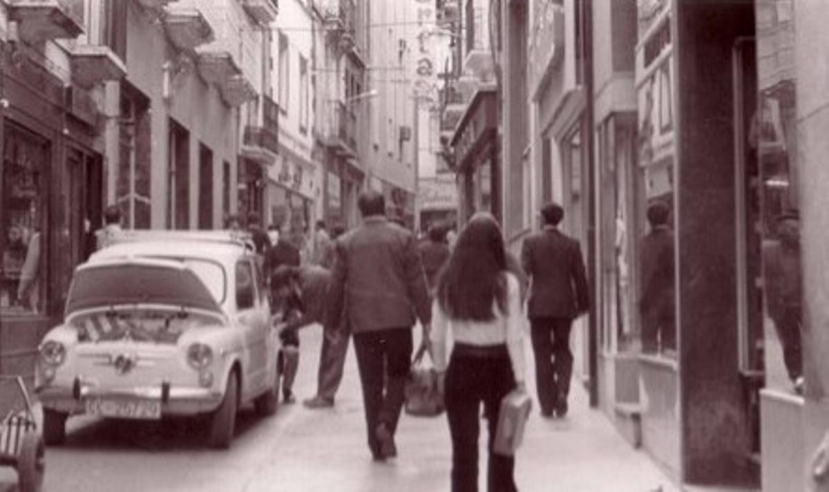 Calle Moret, Cáceres en el pasado.