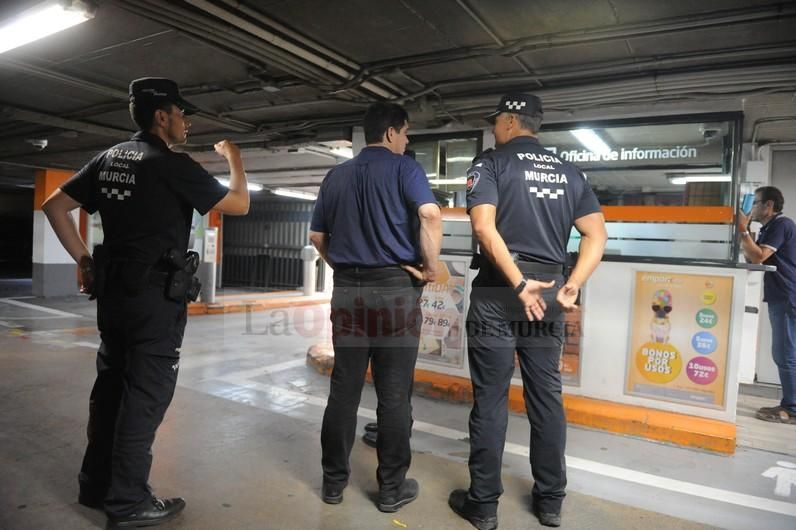 Desalojan al presunto violador del parking de la Glorieta