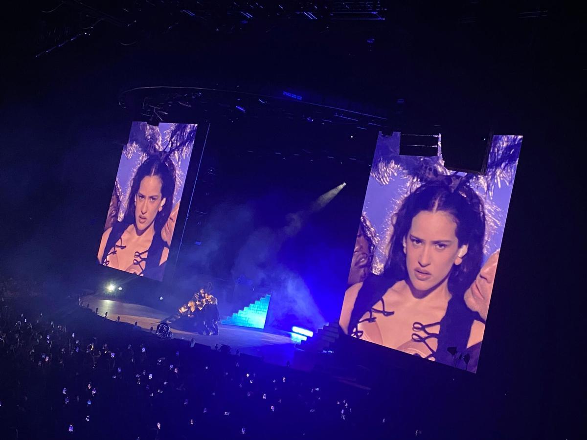 Concierto de Rosalía en el Movistar Arena de Madrid, en la gira de 'Lux'.
