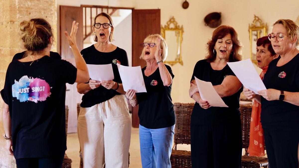 Der Just-Sing-Choir bei einer Probe.