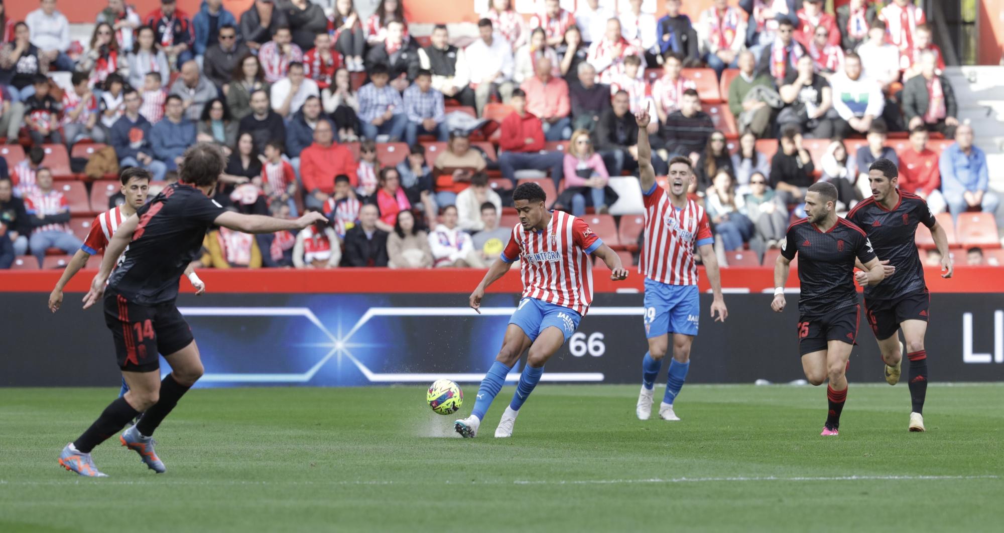 Así fue el encuentro entre el Sporting y el Granada