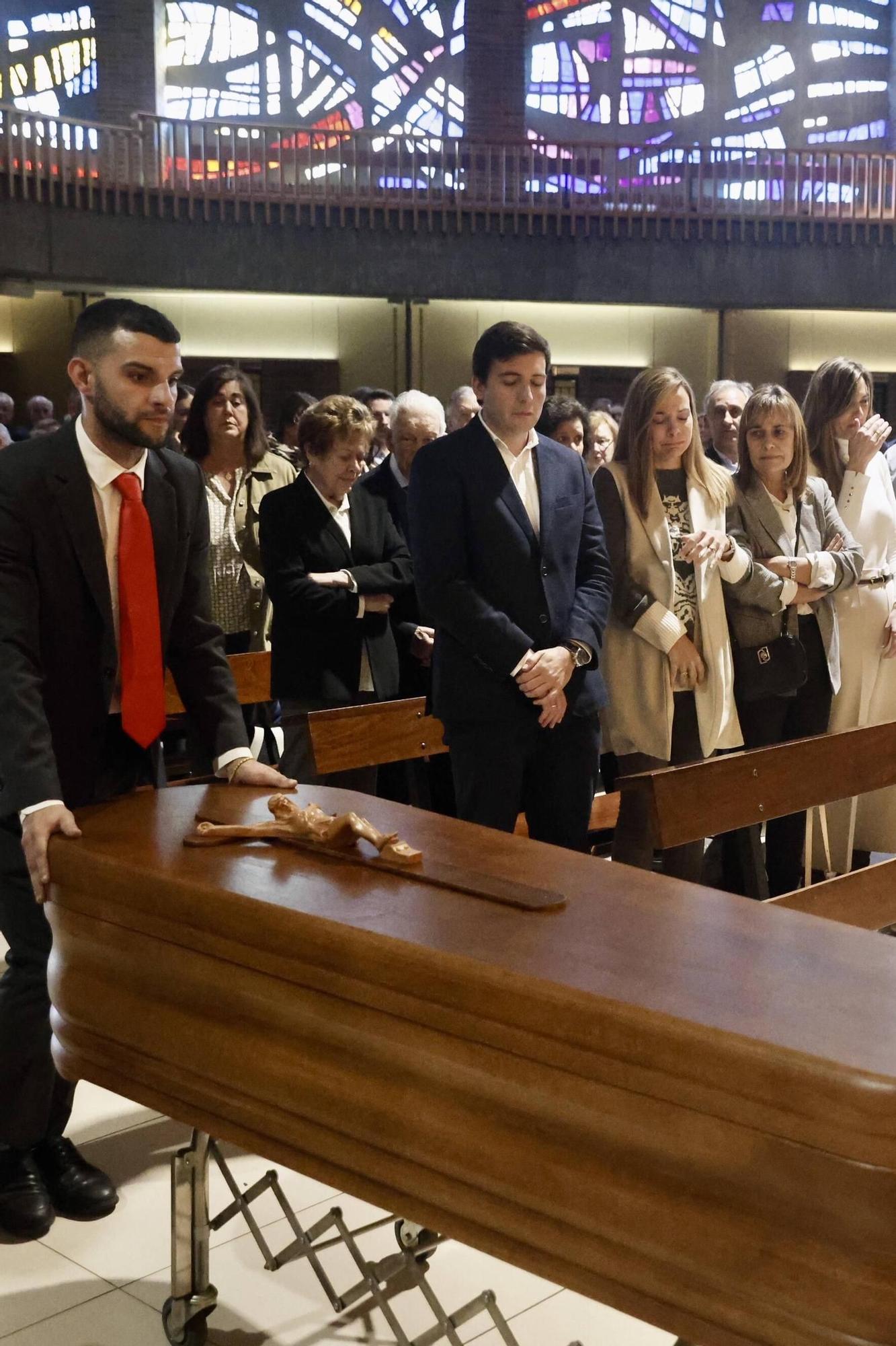 Funeral de José Manuel Espinosa, "Epi", exjugador del Sporting