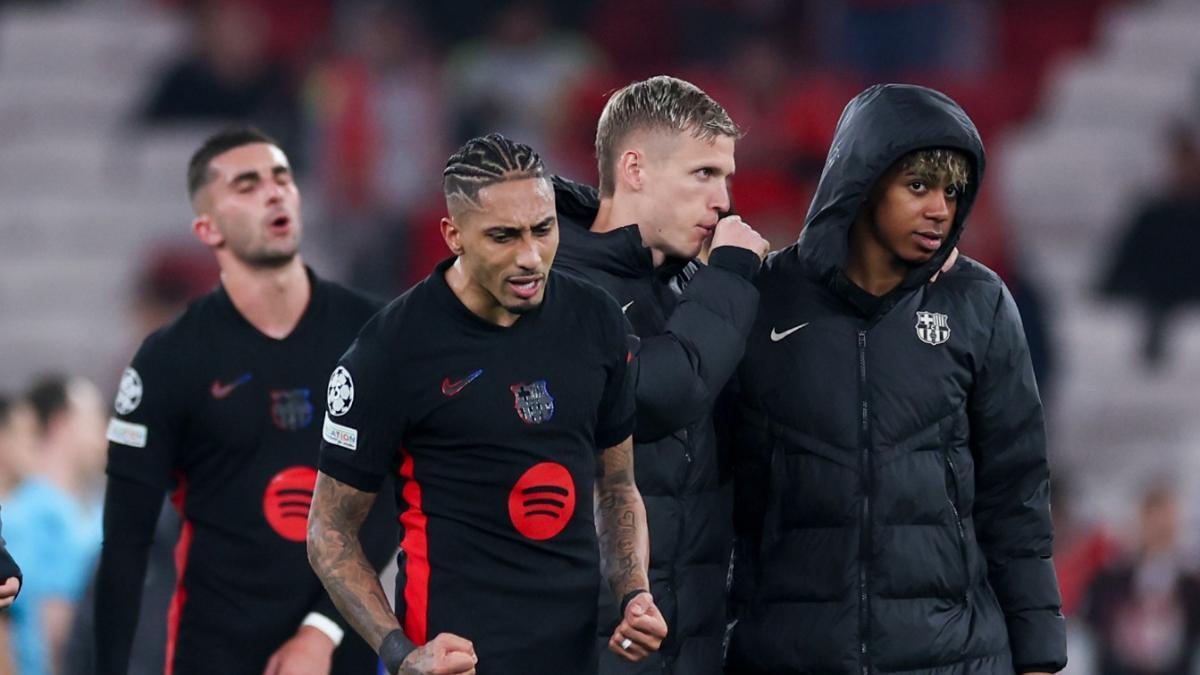 Lamine y Olmo conversaron en privado tras el pitido final en Da Luz