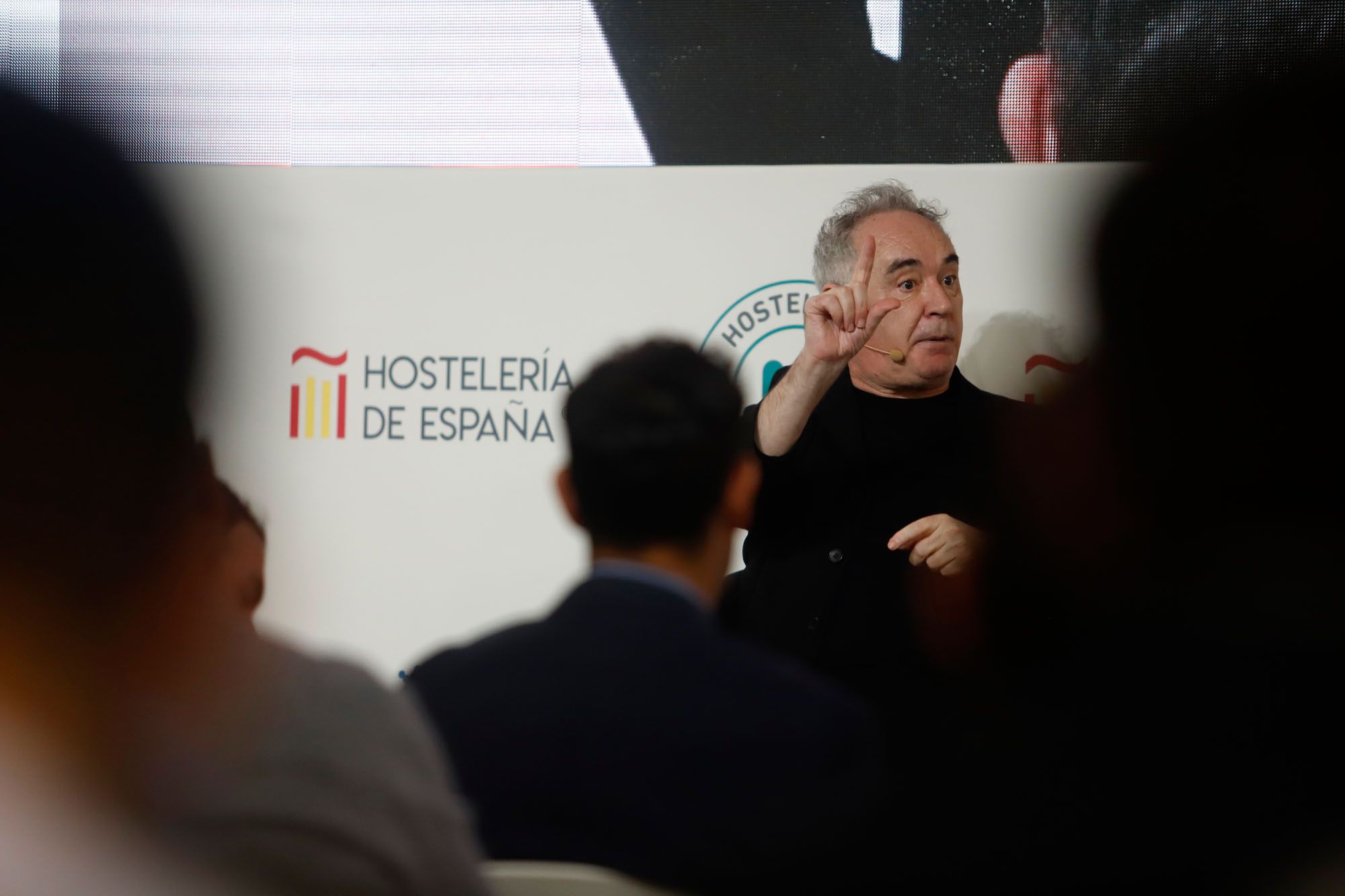 Ferrán Adrià, en el III Foro Nacional de Hostelería celebrado en Málaga