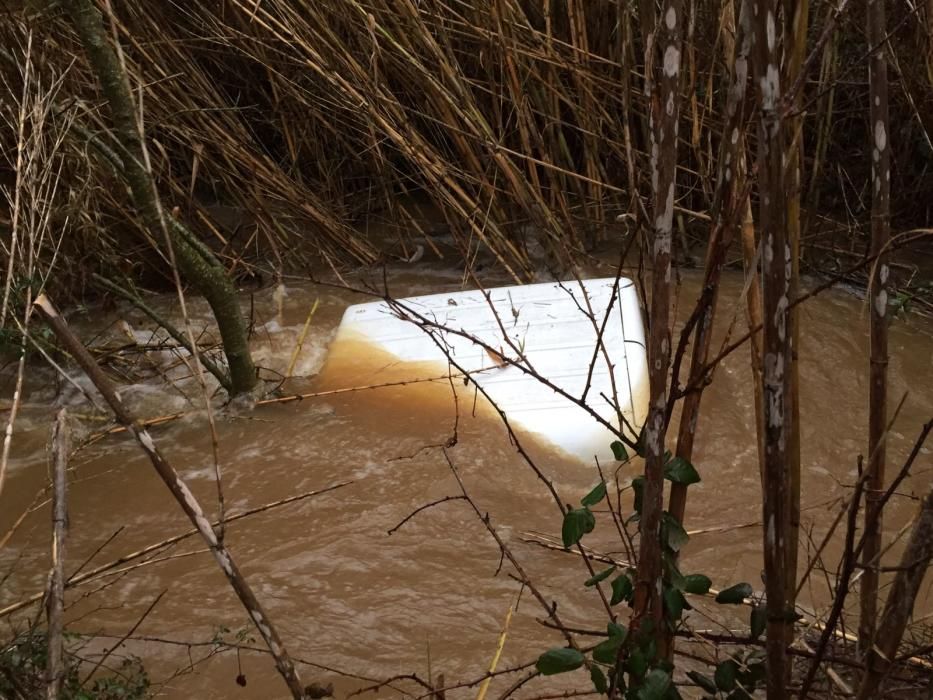 Temporal de vent i aigua a les comarques gironines