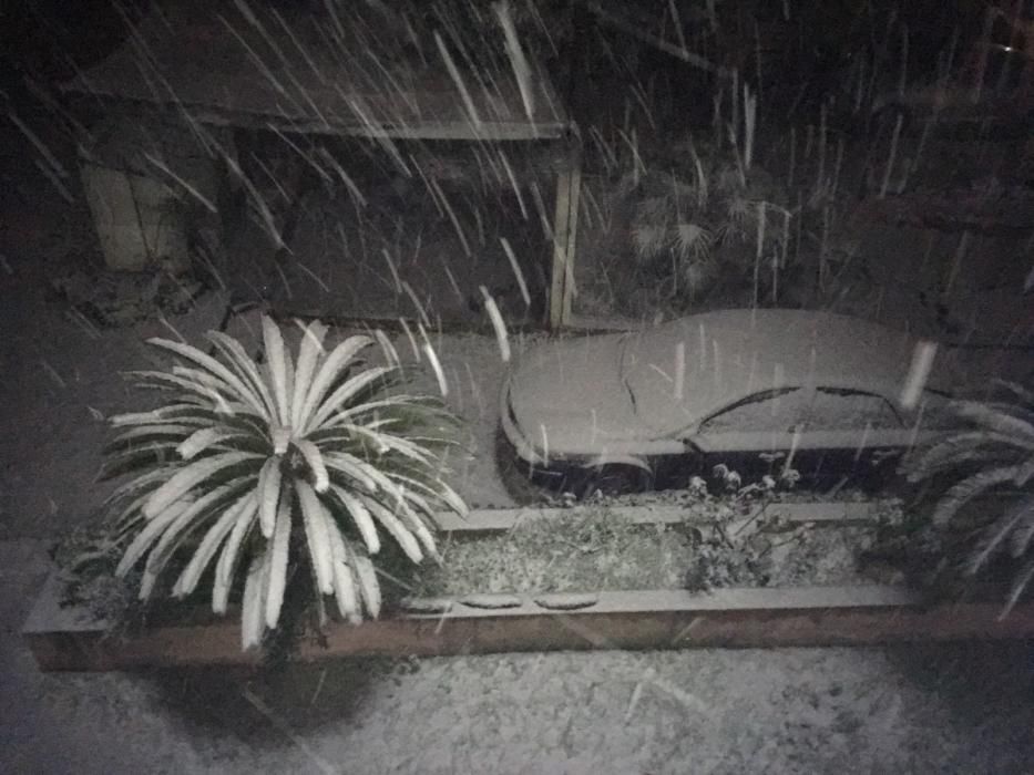 Nevada en Xàbia.