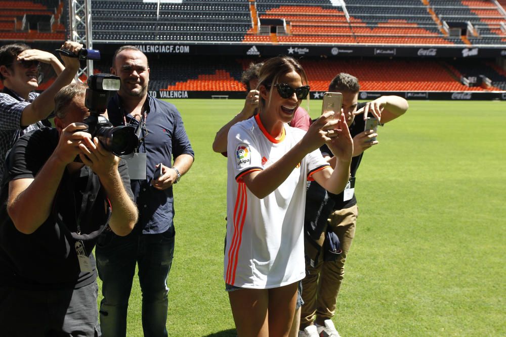 Tamara Gorro, en la presentación de Garay