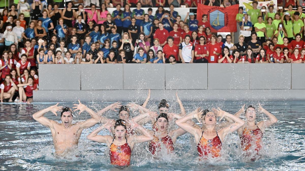 Exhibición de la selección española en Pontevedra, en marzo de 2025.