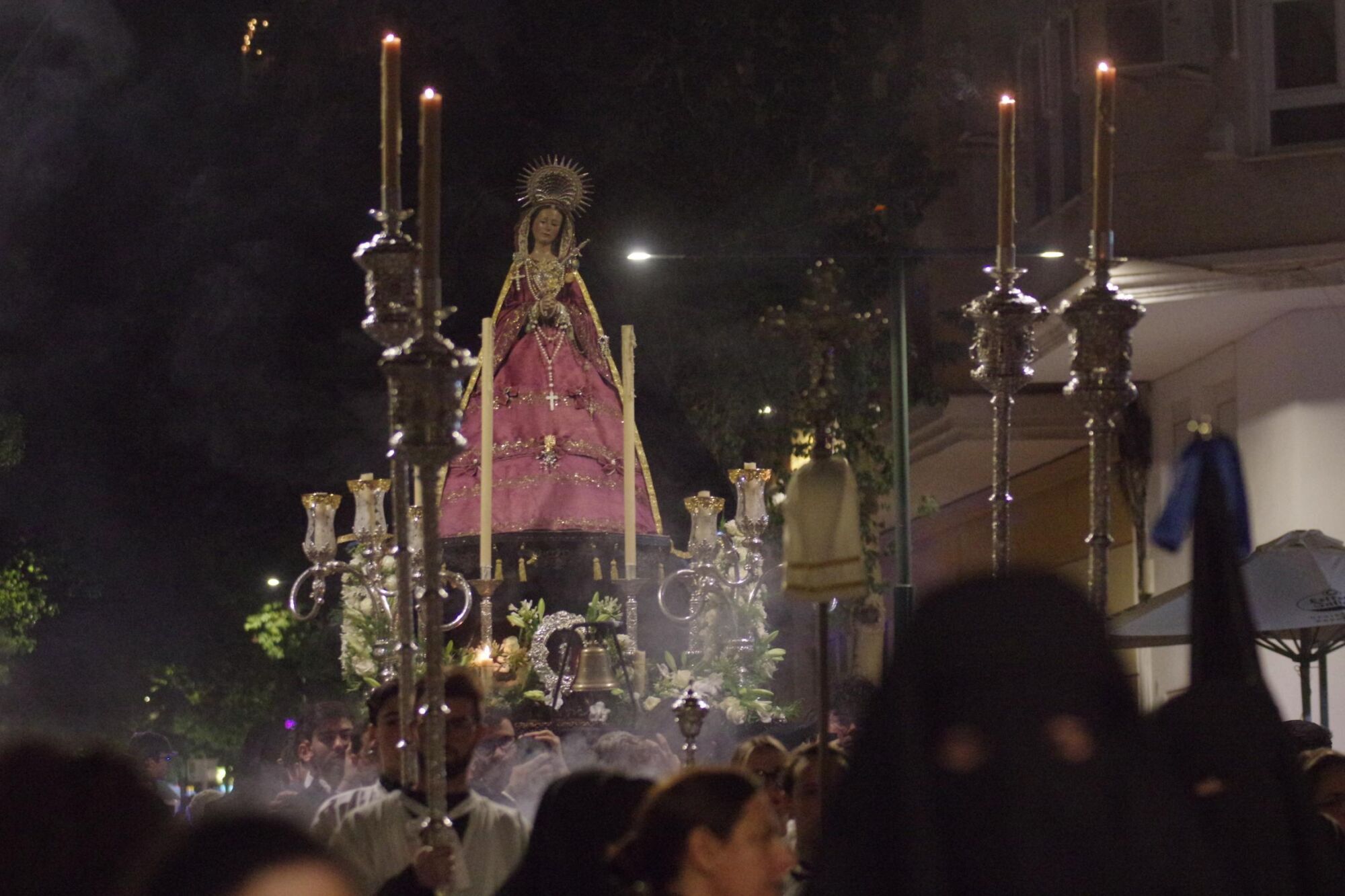 Procesión cuaresmal de la Virgen de la Dulce Resignación y Esperanza por las calles de la Trinidad
